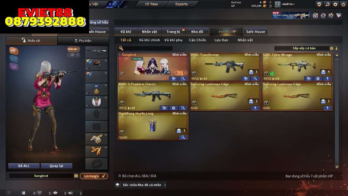 shop acc cf uy tin gia re